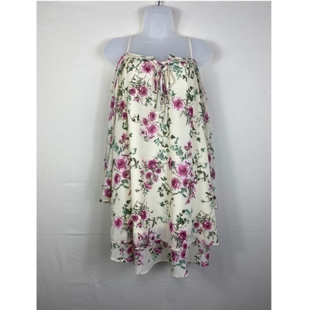Purple Snow Flowered dress